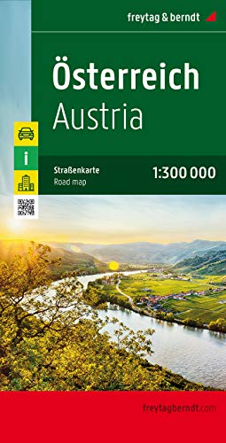 Österreich, Autokarte 1:300.000: Wegenkaart 1:300 000 von FREYTAG-BERNDT UND ARTARIA